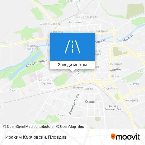 Йоаким Кърчовски карта