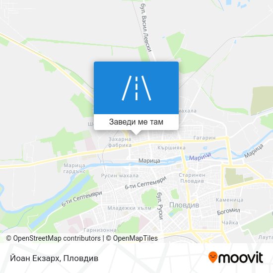 Йоан Екзарх карта