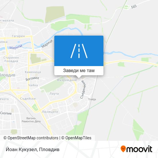 Йоан Кукузел карта