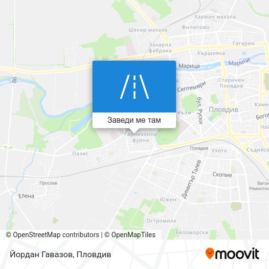 Йордан Гавазов карта