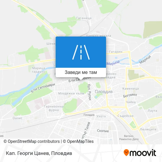 Кап. Георги Цанев карта