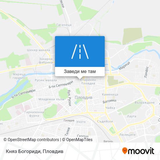 Княз Богориди карта
