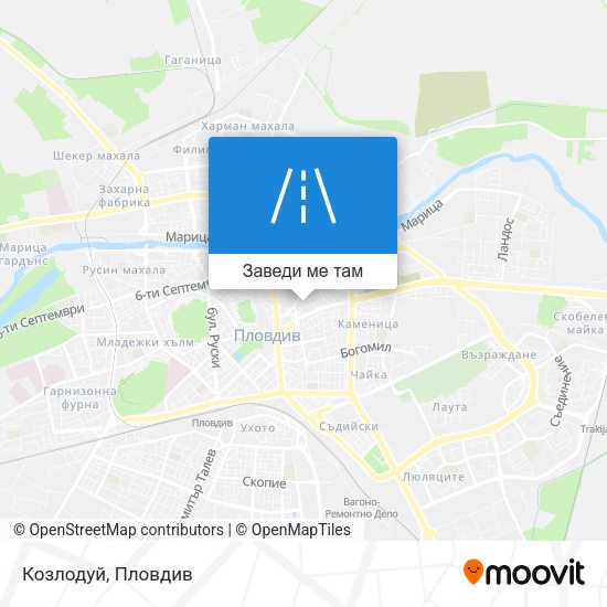 Козлодуй карта