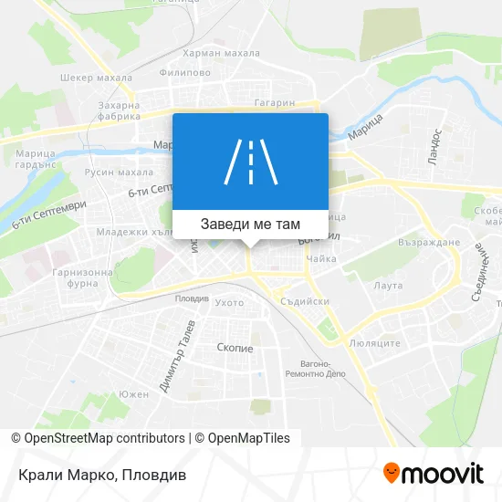 Крали Марко карта