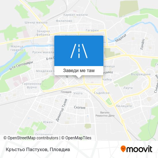Кръстьо Пастухов карта