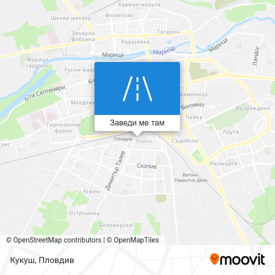 Кукуш карта