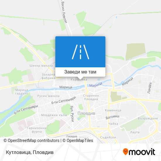 Кутловица карта