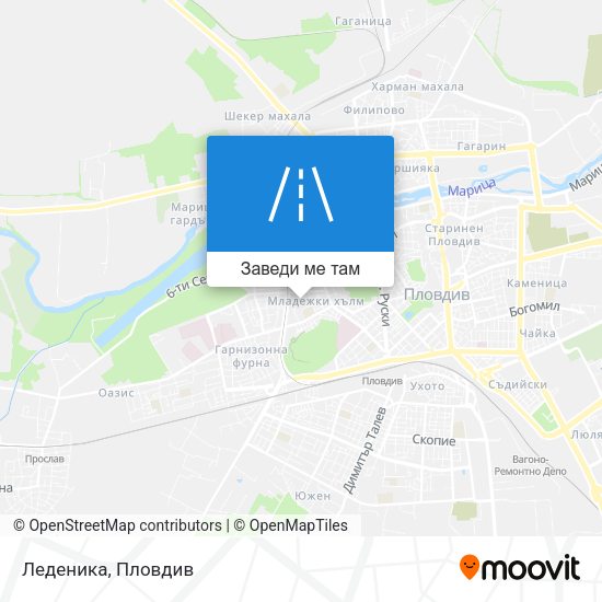 Леденика карта