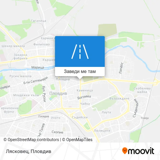 Лясковец карта