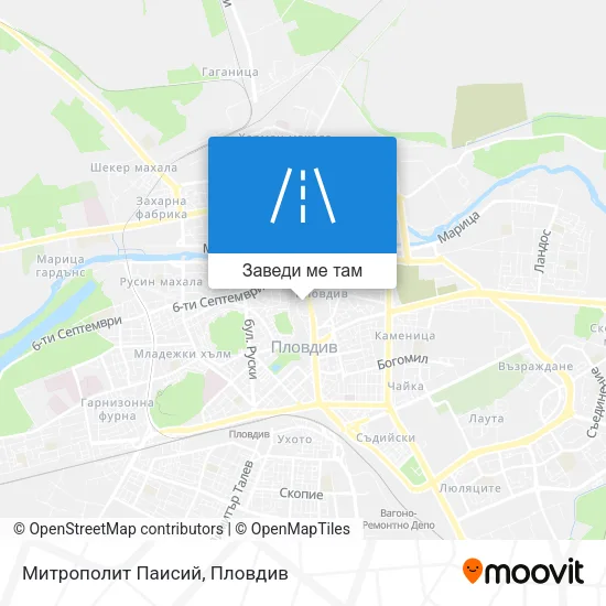 Митрополит Паисий карта