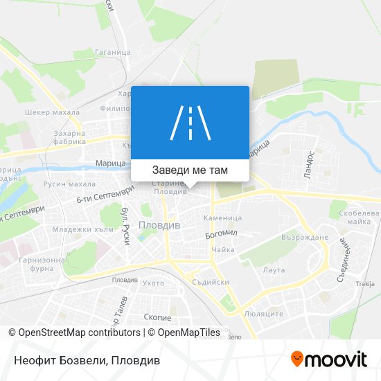 Неофит Бозвели карта