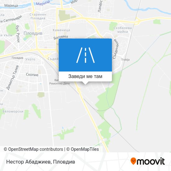 Нестор Абаджиев карта