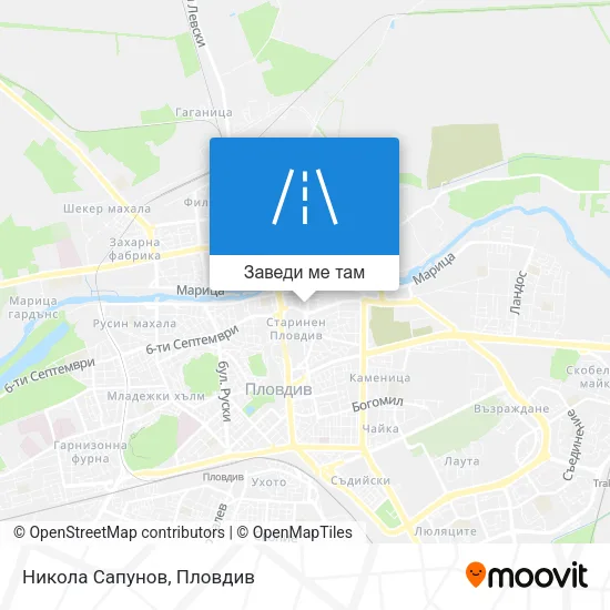 Никола Сапунов карта