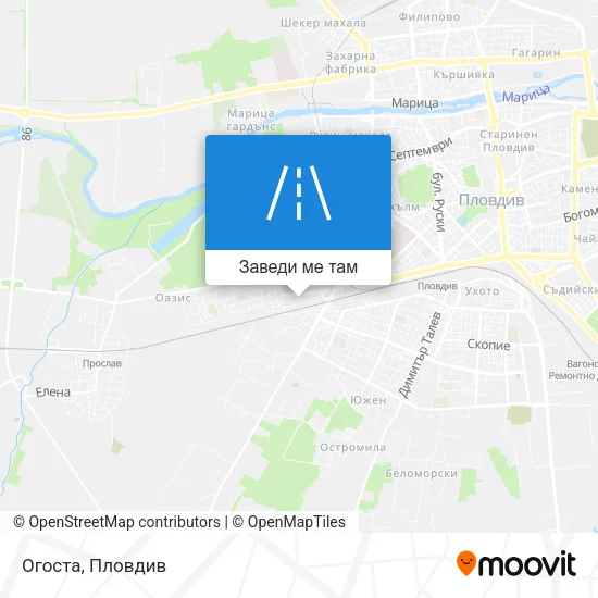 Огоста карта