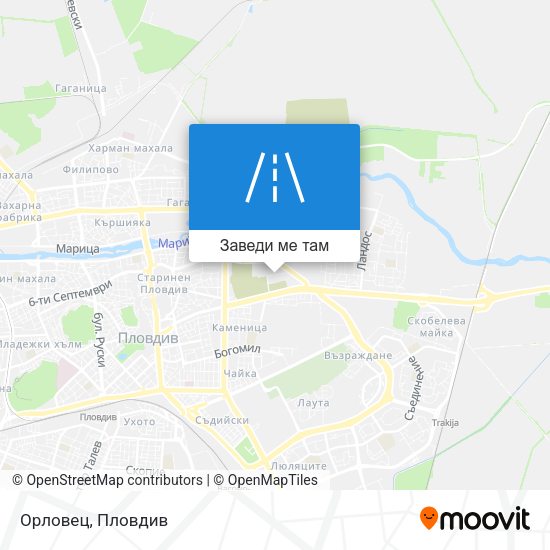 Орловец карта