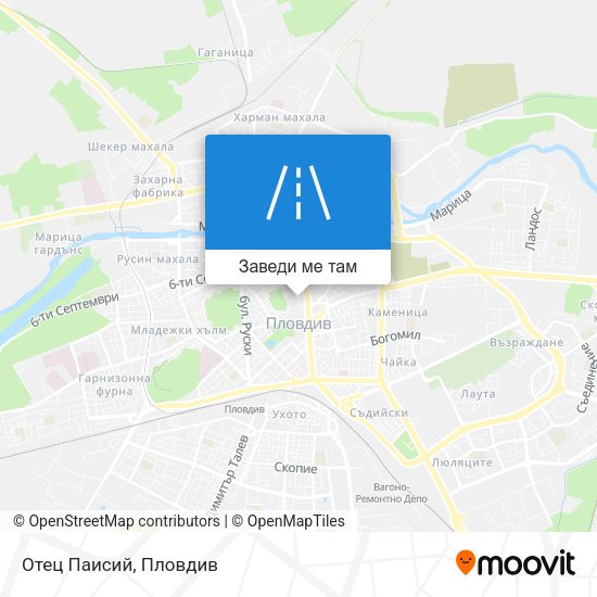 Отец Паисий карта