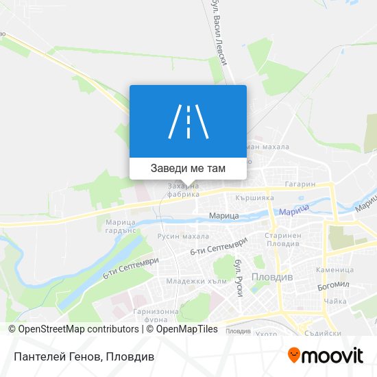 Пантелей Генов карта