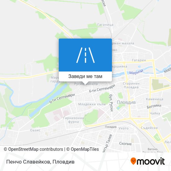 Пенчо Славейков карта