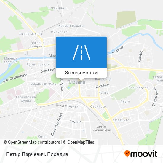 Петър Парчевич карта