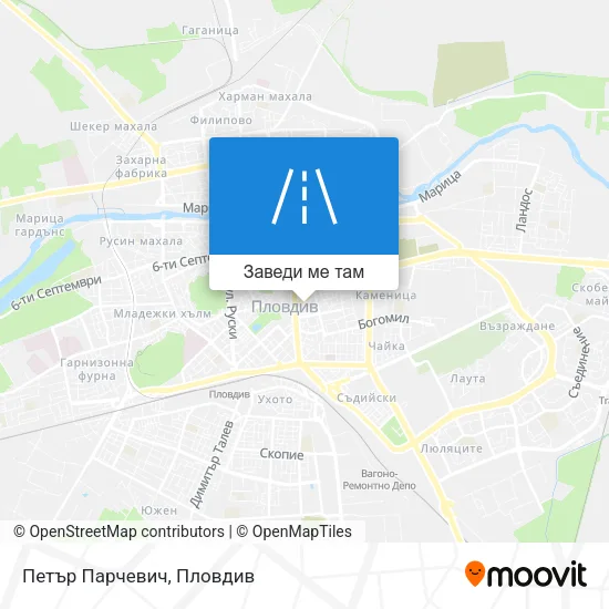 Петър Парчевич карта
