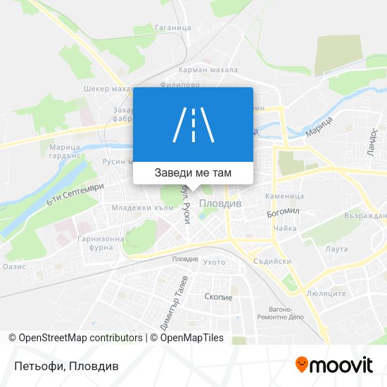 Петьофи карта