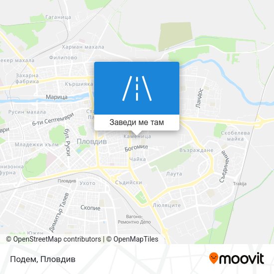 Подем карта