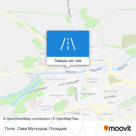 Полк. Сава Муткуров карта