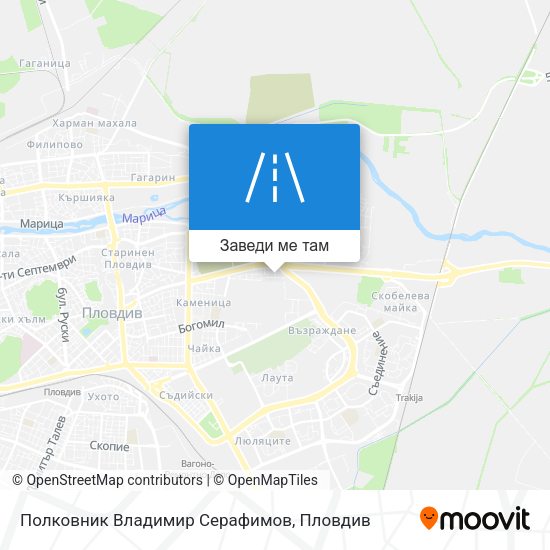 Полковник Владимир Серафимов карта