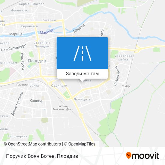 Поручик Боян Ботев карта