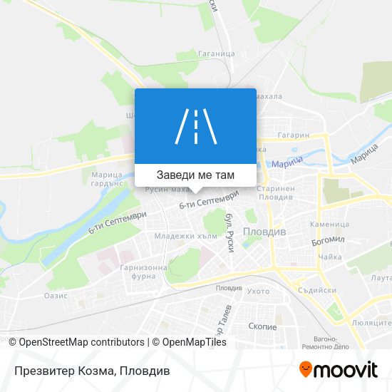 Презвитер Козма карта