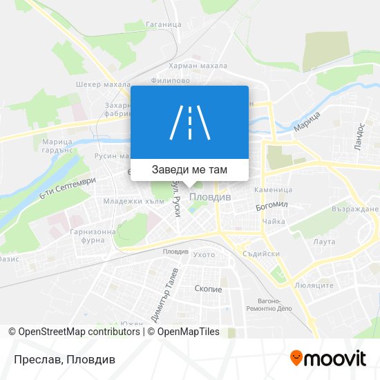 Преслав карта