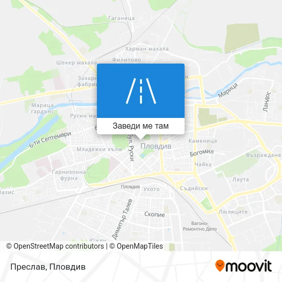 Преслав карта