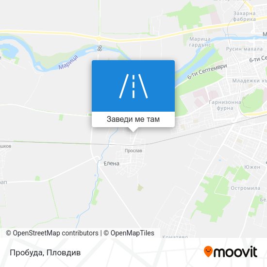 Пробуда карта