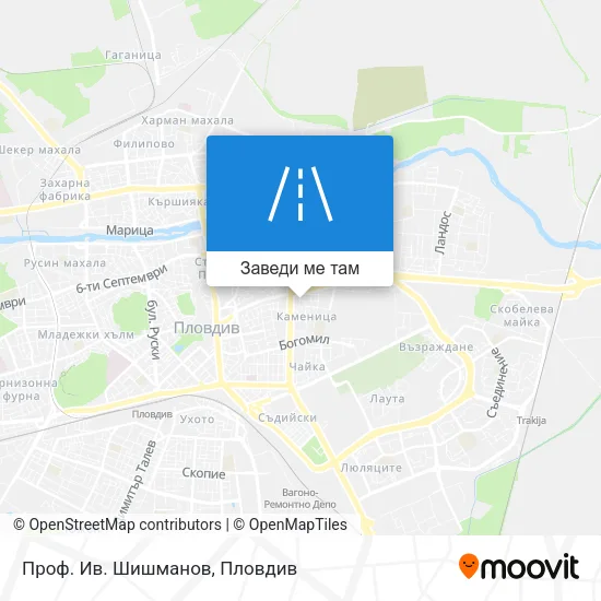 Проф. Ив. Шишманов карта