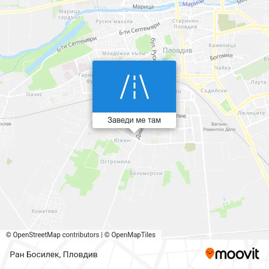 Ран Босилек карта