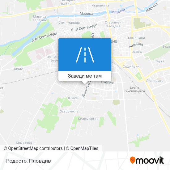 Родосто карта
