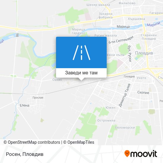 Росен карта