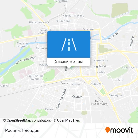 Росини карта