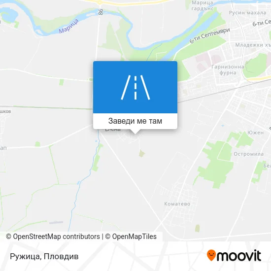 Ружица карта