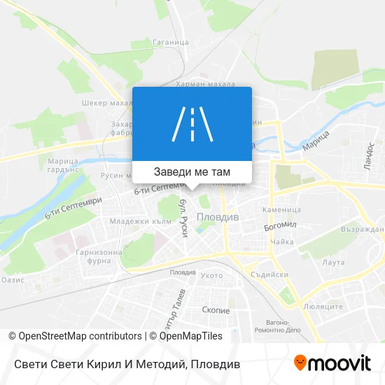 Свети Свети Кирил И Методий карта
