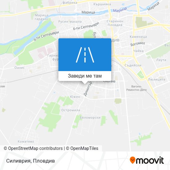Силиврия карта