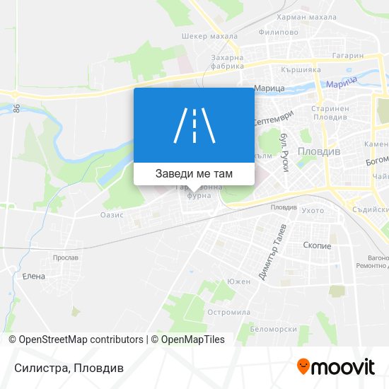 Силистра карта