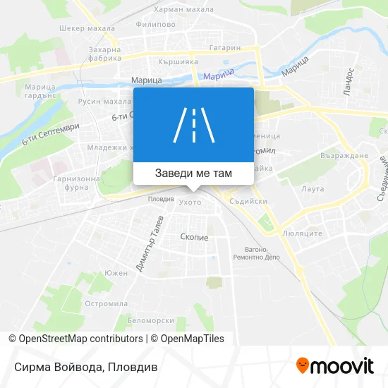Сирма Войвода карта