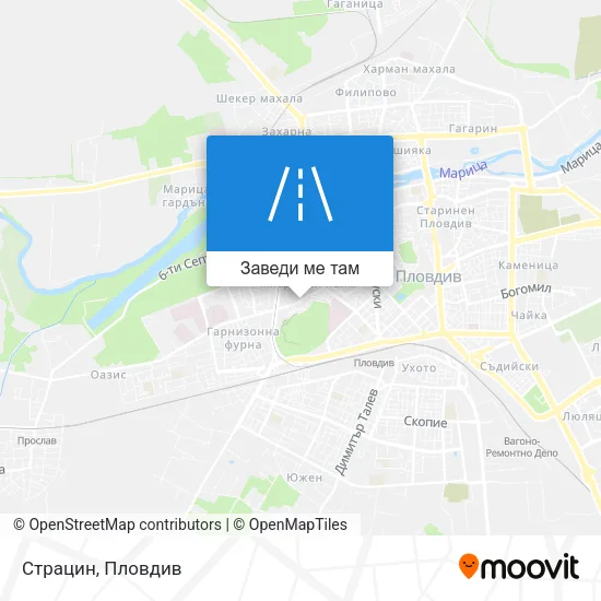Страцин карта