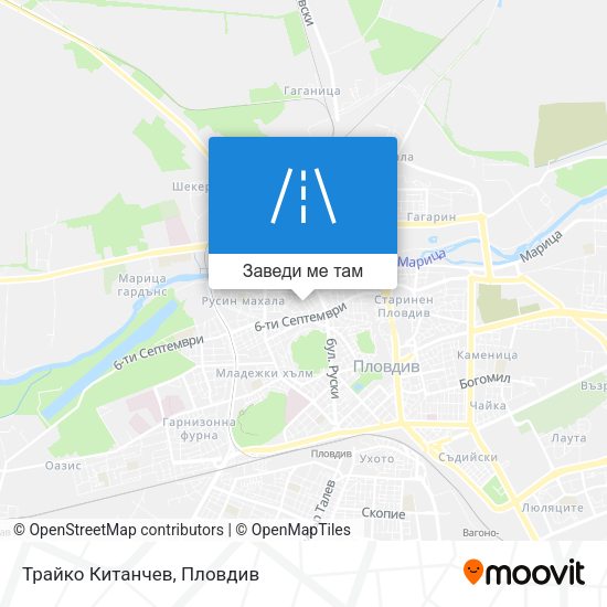Трайко Китанчев карта