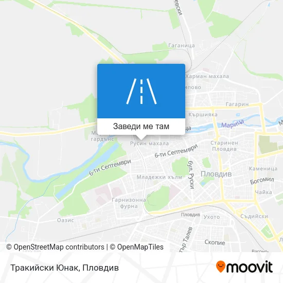 Тракийски Юнак карта