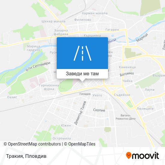 Тракия карта