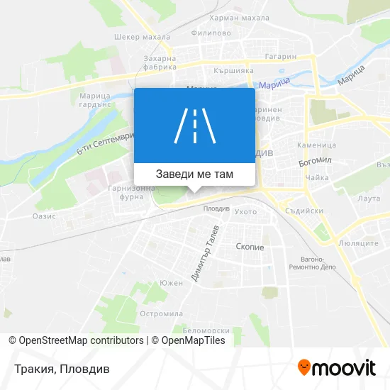 Тракия карта