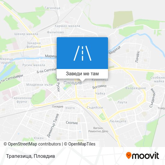 Трапезица карта