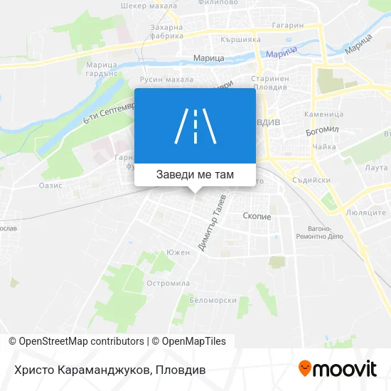 Христо Караманджуков карта